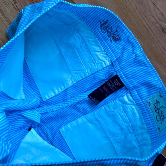 NEW LOST Shorts Blue Waist 32 Size 5 Junior - Picture 5 of 13